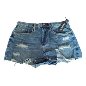 Blank NYC Jean Shorts Distressed Cut-Off Style